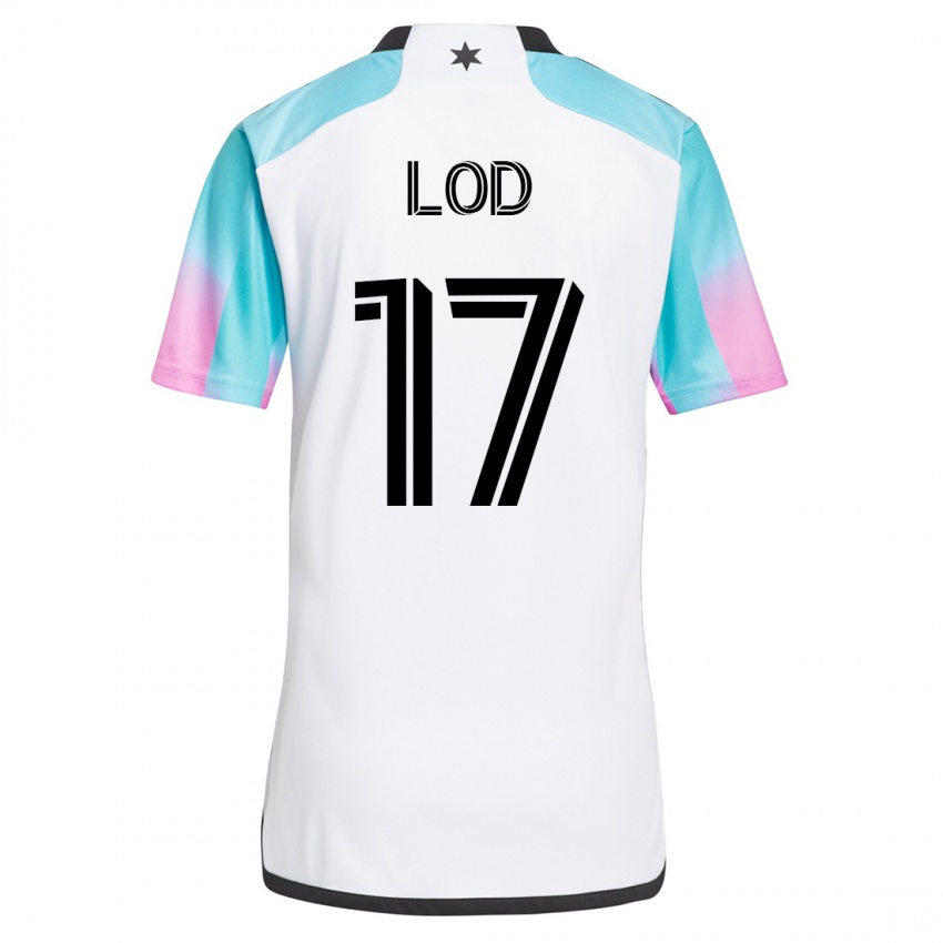 Bambino Maglia Robin Lod #17 Bianco Kit Gara Away 2023/24 Maglietta