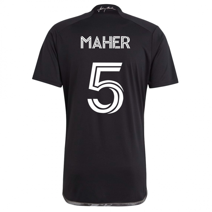 Bambino Maglia Jack Maher #5 Nero Kit Gara Away 2023/24 Maglietta