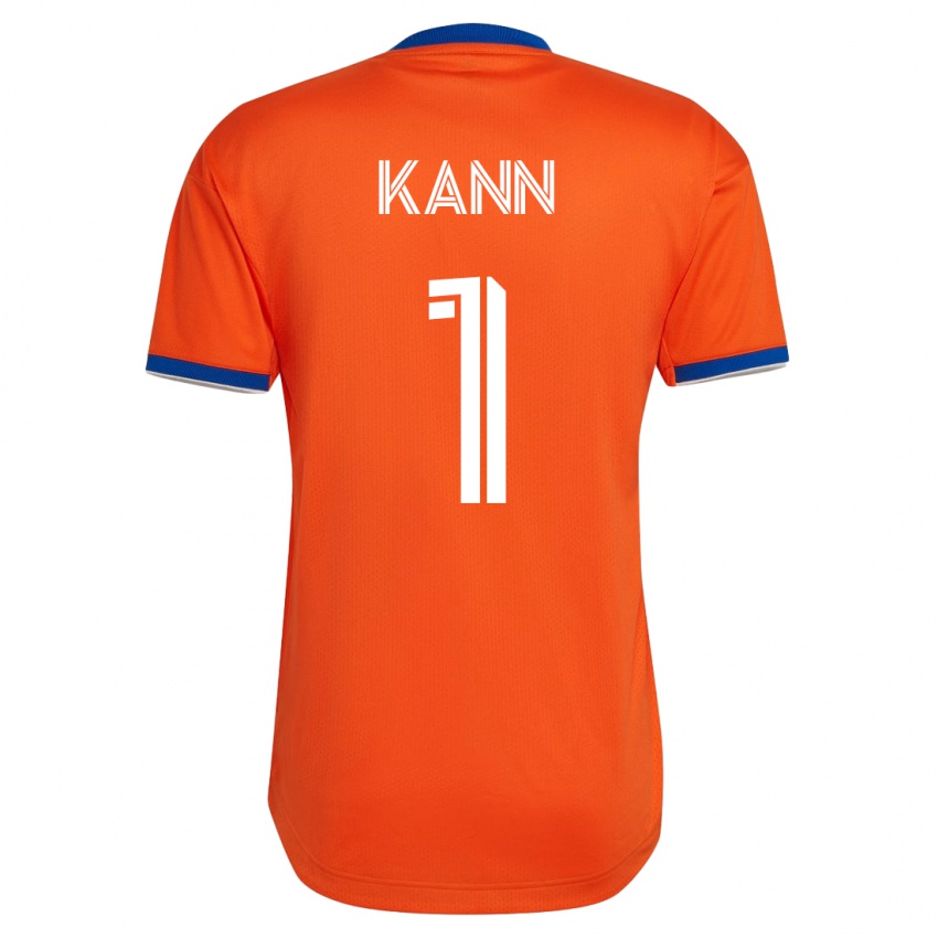 Bambino Maglia Alec Kann #1 Bianco Kit Gara Away 2023/24 Maglietta