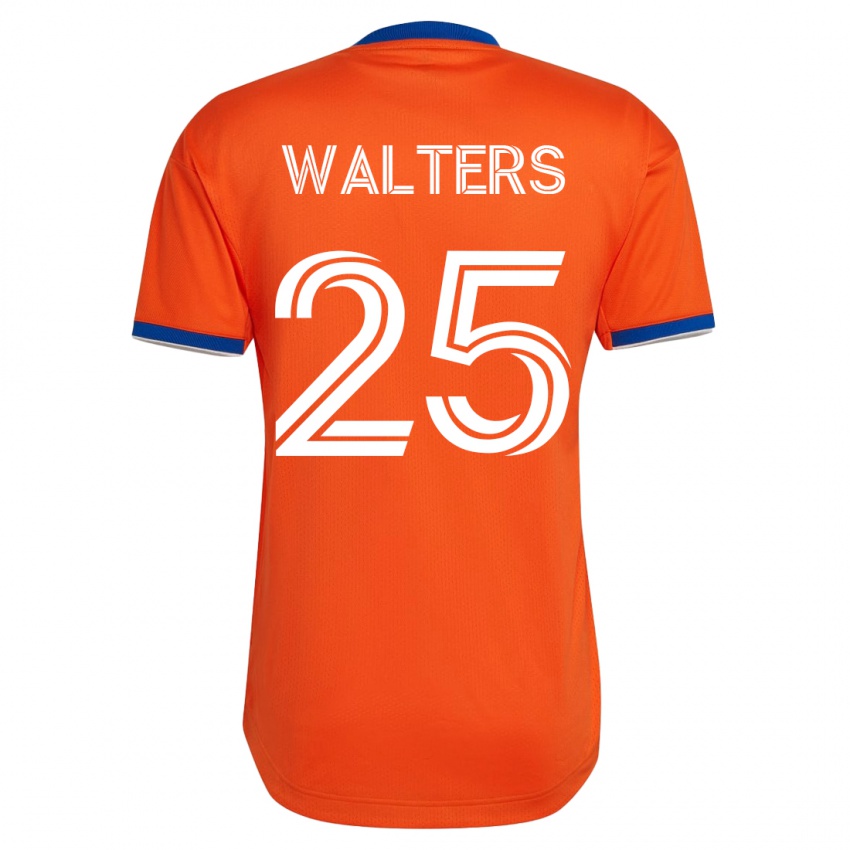 Bambino Maglia Paul Walters #25 Bianco Kit Gara Away 2023/24 Maglietta