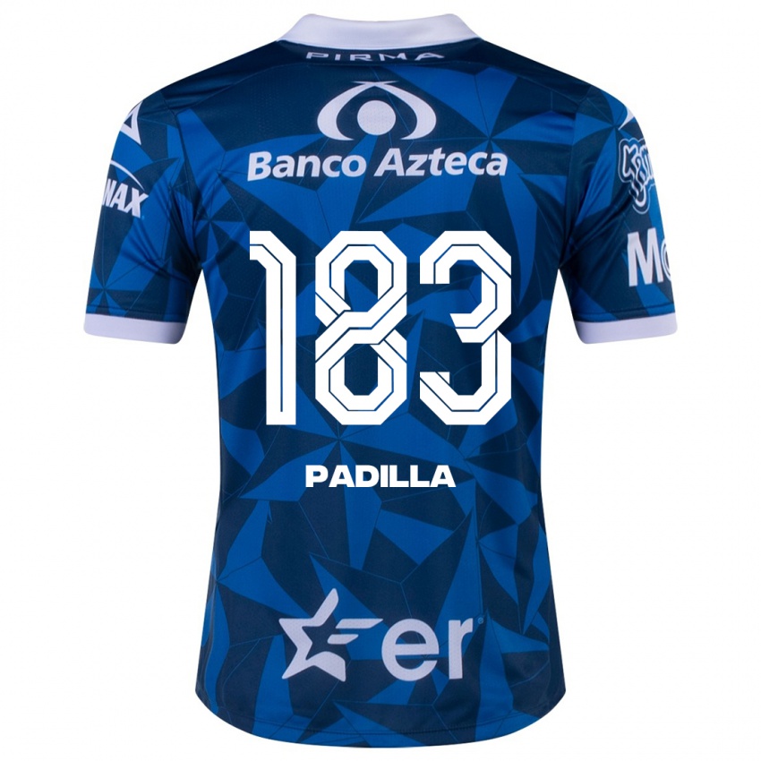 Bambino Maglia Donovan Padilla #183 Blu Kit Gara Away 2023/24 Maglietta