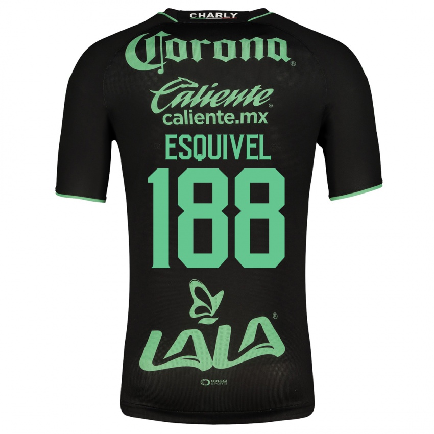 Bambino Maglia Bruno Esquivel #188 Nero Kit Gara Away 2023/24 Maglietta