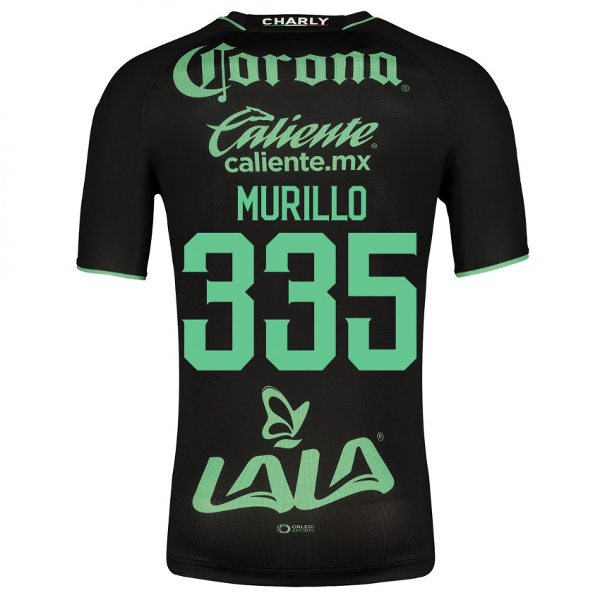 Bambino Maglia Doryan Murillo #335 Nero Kit Gara Away 2023/24 Maglietta