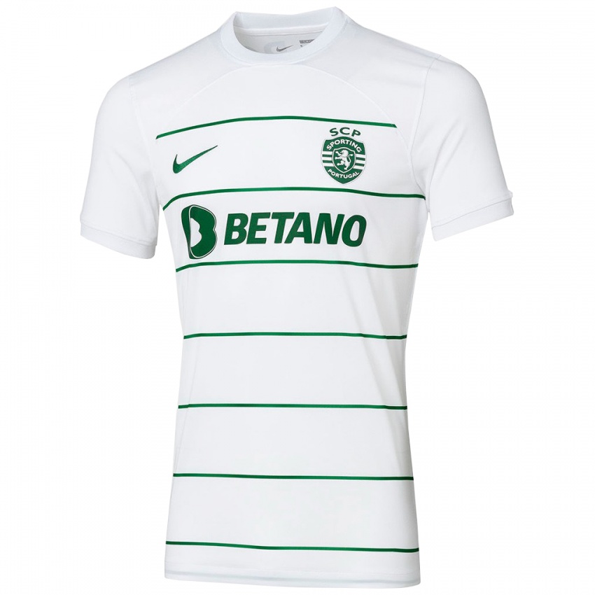 Bambino Maglia Lucas Taibo #95 Bianco Kit Gara Away 2023/24 Maglietta