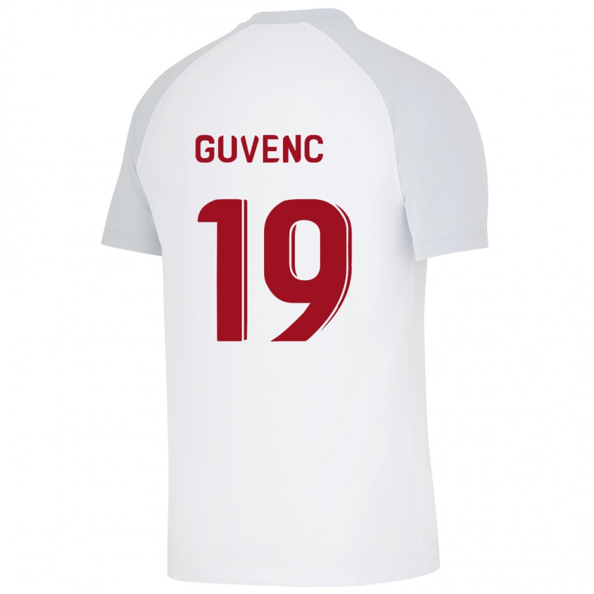 Bambino Maglia Günay Güvenç #19 Bianco Kit Gara Away 2023/24 Maglietta
