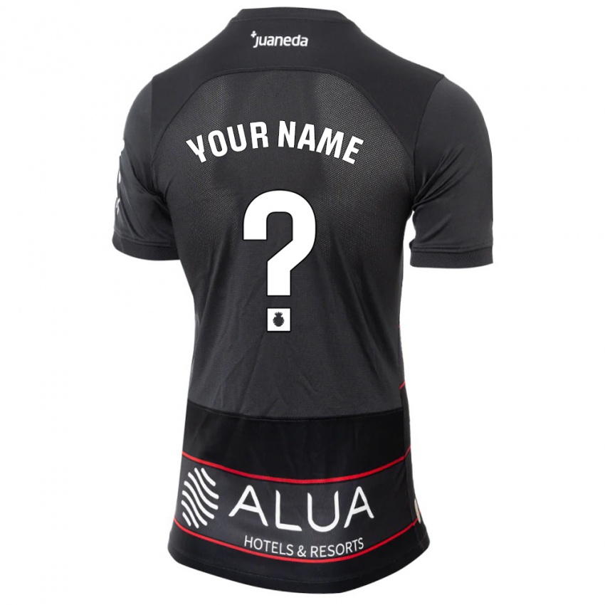 Bambino Maglia Il Tuo Nome #0 Nero Kit Gara Away 2023/24 Maglietta