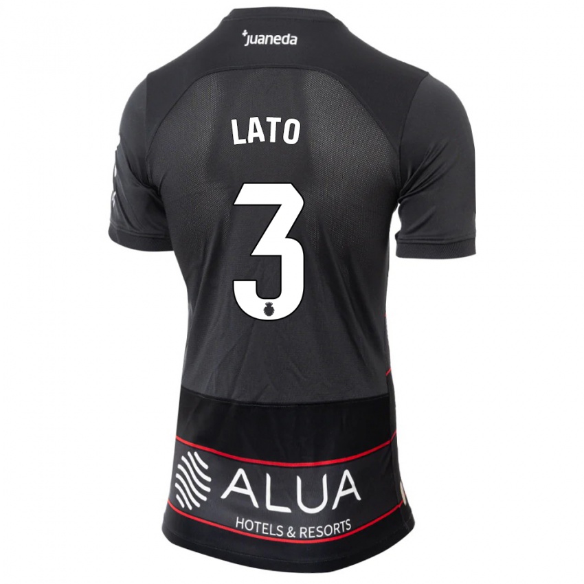 Bambino Maglia Toni Lato #3 Nero Kit Gara Away 2023/24 Maglietta