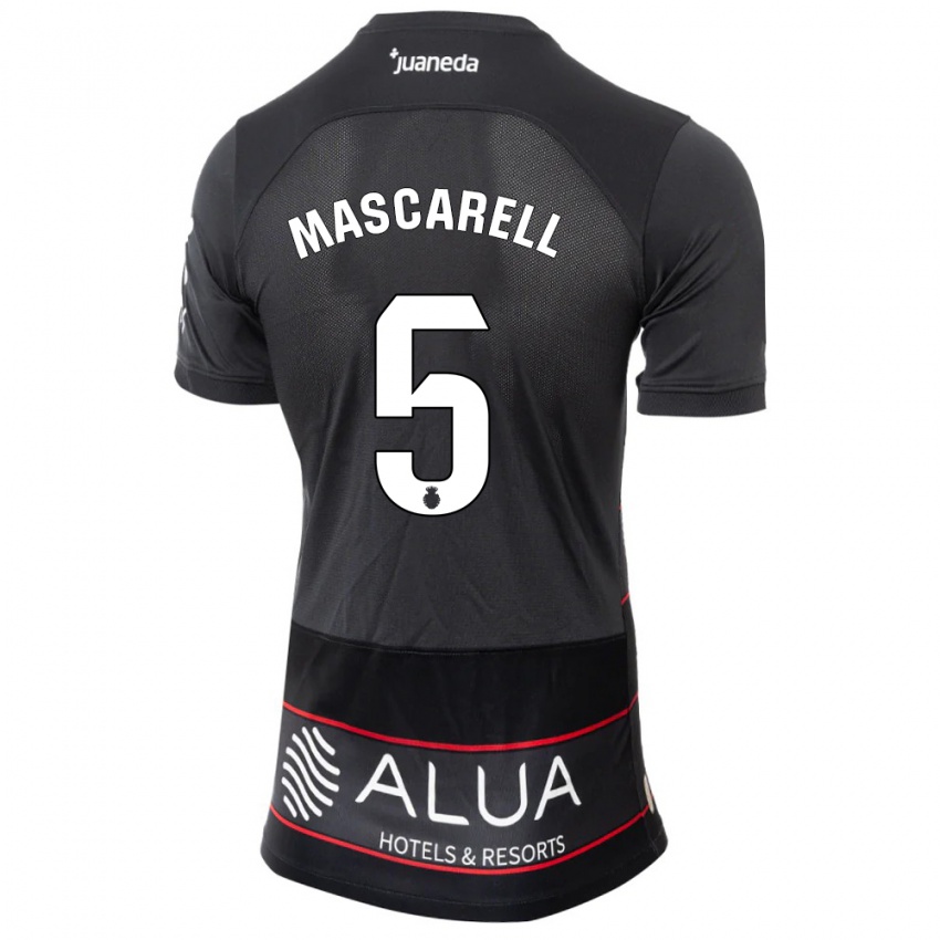 Bambino Maglia Omar Mascarell #5 Nero Kit Gara Away 2023/24 Maglietta