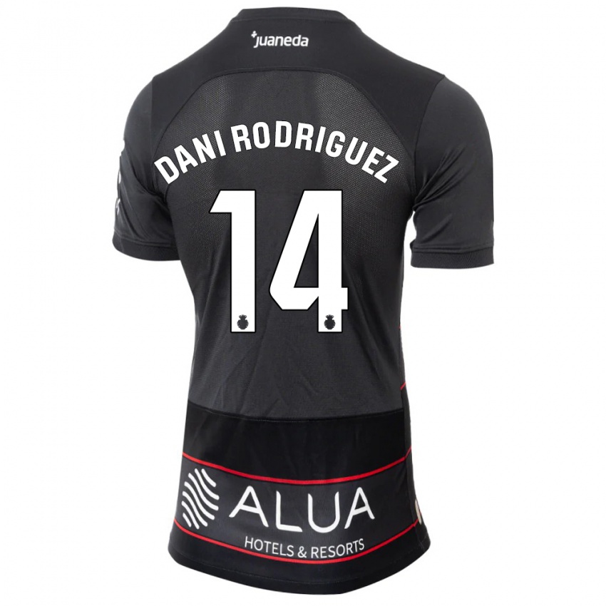 Bambino Maglia Dani Rodríguez #14 Nero Kit Gara Away 2023/24 Maglietta