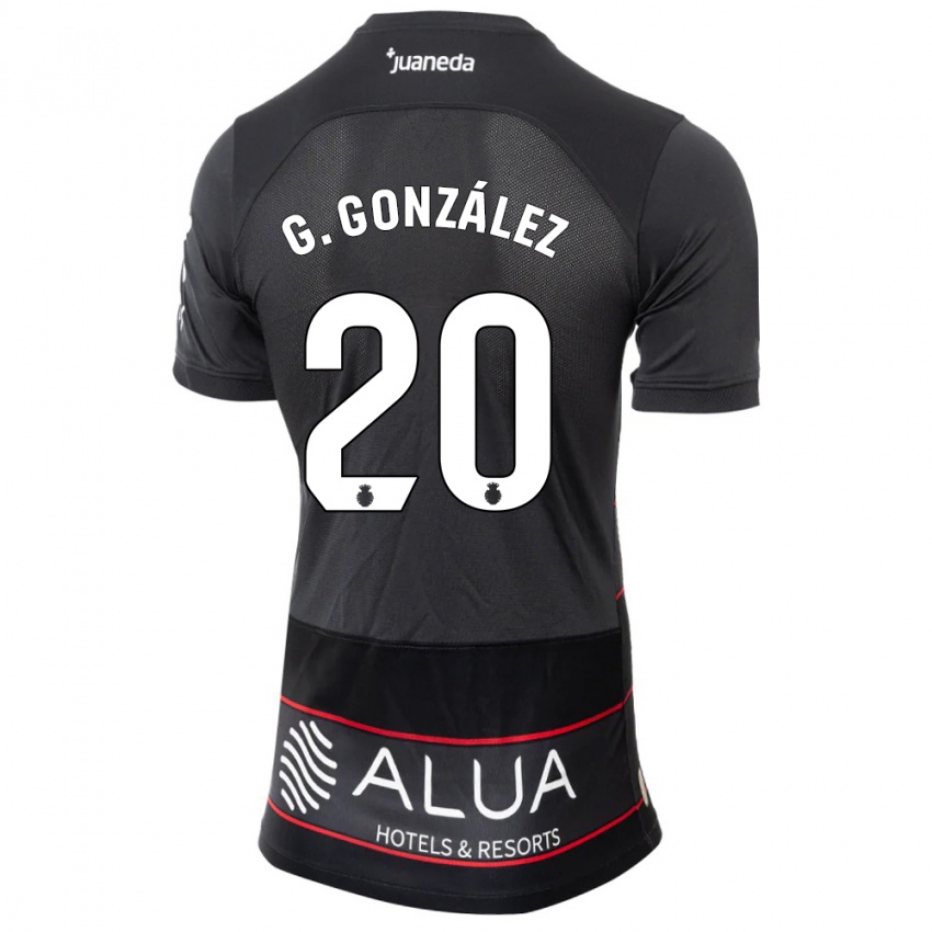 Bambino Maglia Giovanni González #20 Nero Kit Gara Away 2023/24 Maglietta