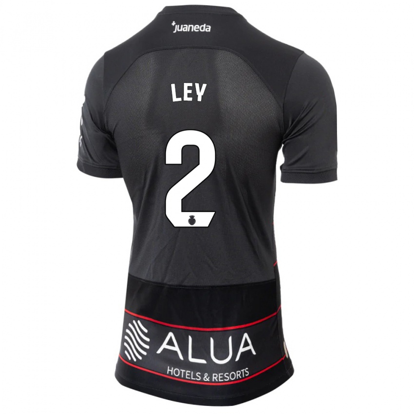 Bambino Maglia Yuzún Ley #2 Nero Kit Gara Away 2023/24 Maglietta