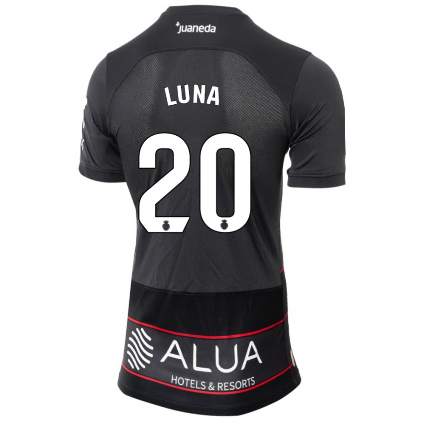 Bambino Maglia Daniel Luna #20 Nero Kit Gara Away 2023/24 Maglietta