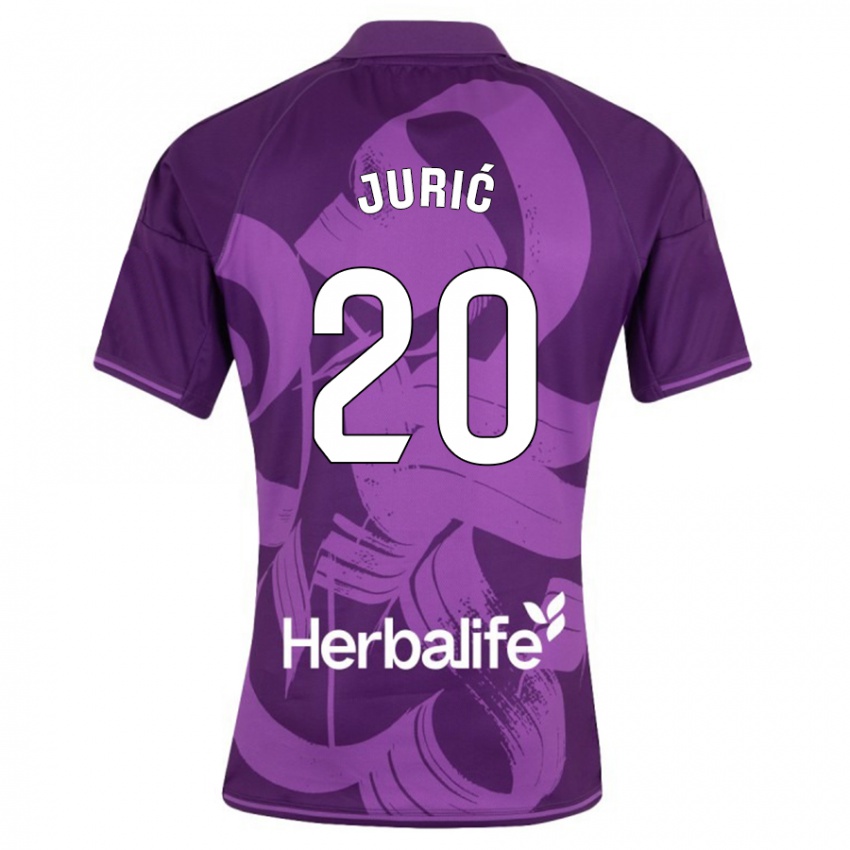 Bambino Maglia Stanko Juric #20 Viola Kit Gara Away 2023/24 Maglietta