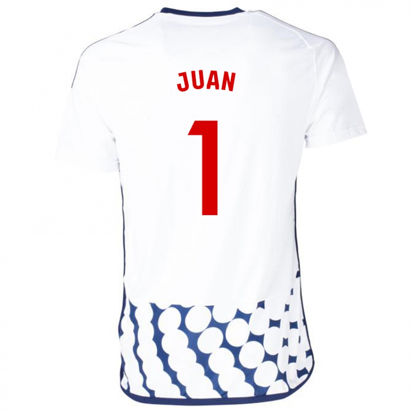 Bambino Maglia Ramón Juan #1 Bianco Kit Gara Away 2023/24 Maglietta