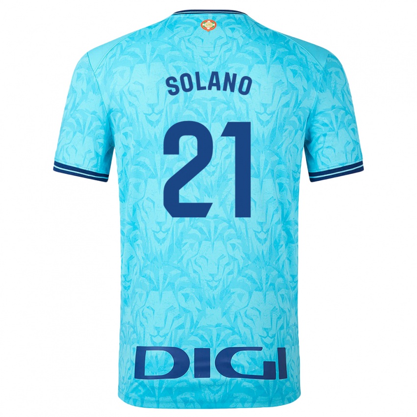 Bambino Maglia Bibiane Schulze-Solano #21 Cielo Blu Kit Gara Away 2023/24 Maglietta