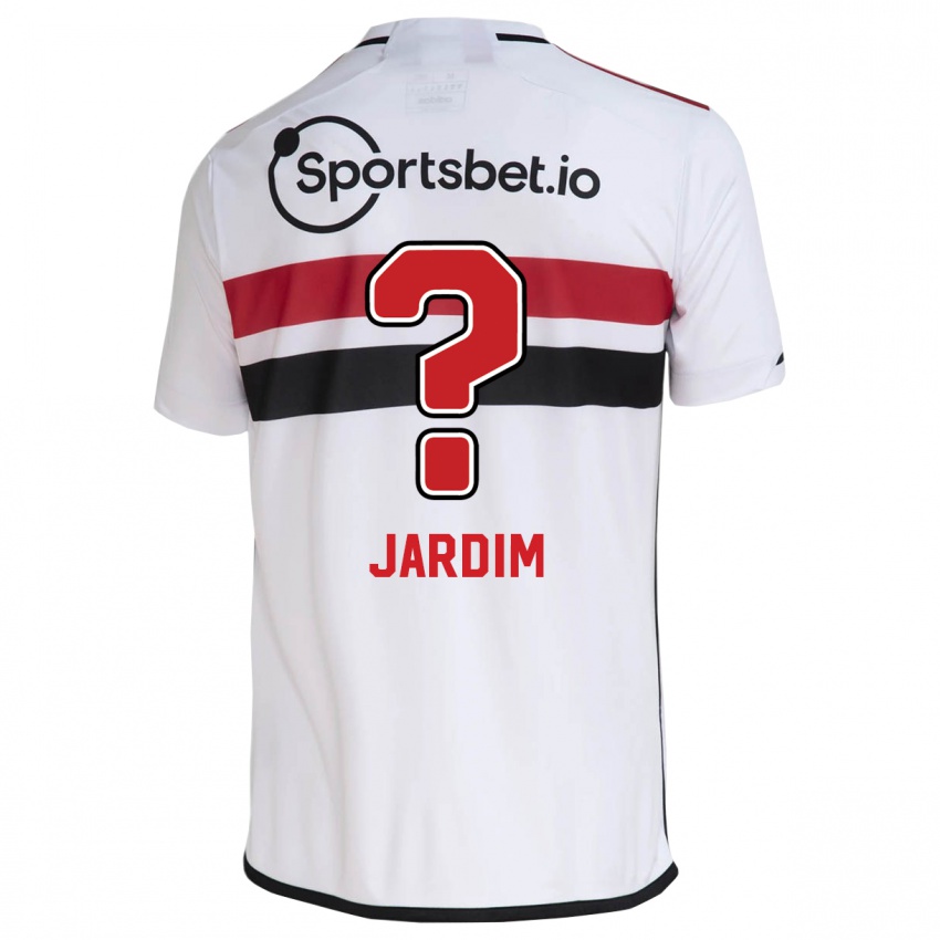 Uomo Maglia Welber Jardim #0 Bianco Kit Gara Home 2023/24 Maglietta
