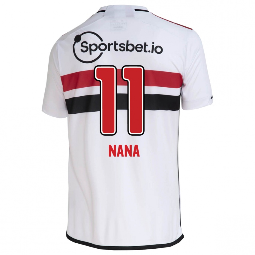 Uomo Maglia Nana #11 Bianco Kit Gara Home 2023/24 Maglietta