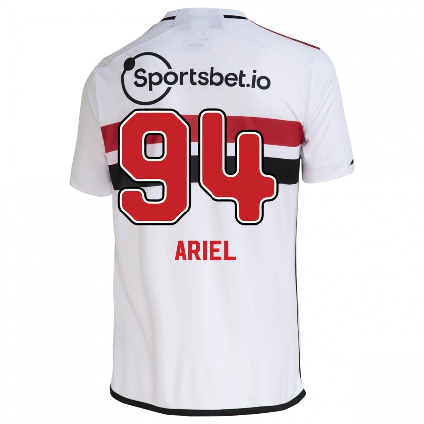 Uomo Maglia Ariel #94 Bianco Kit Gara Home 2023/24 Maglietta