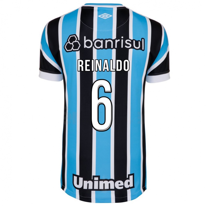 Uomo Maglia Reinaldo #6 Blu Kit Gara Home 2023/24 Maglietta