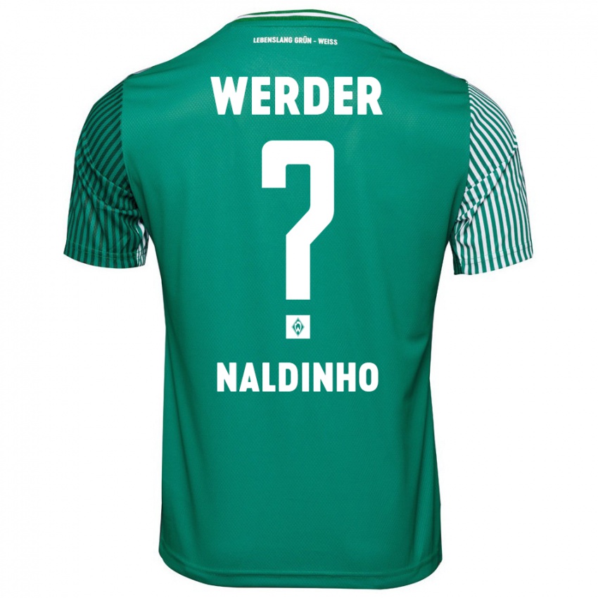 Uomo Maglia Naldinho #0 Verde Kit Gara Home 2023/24 Maglietta