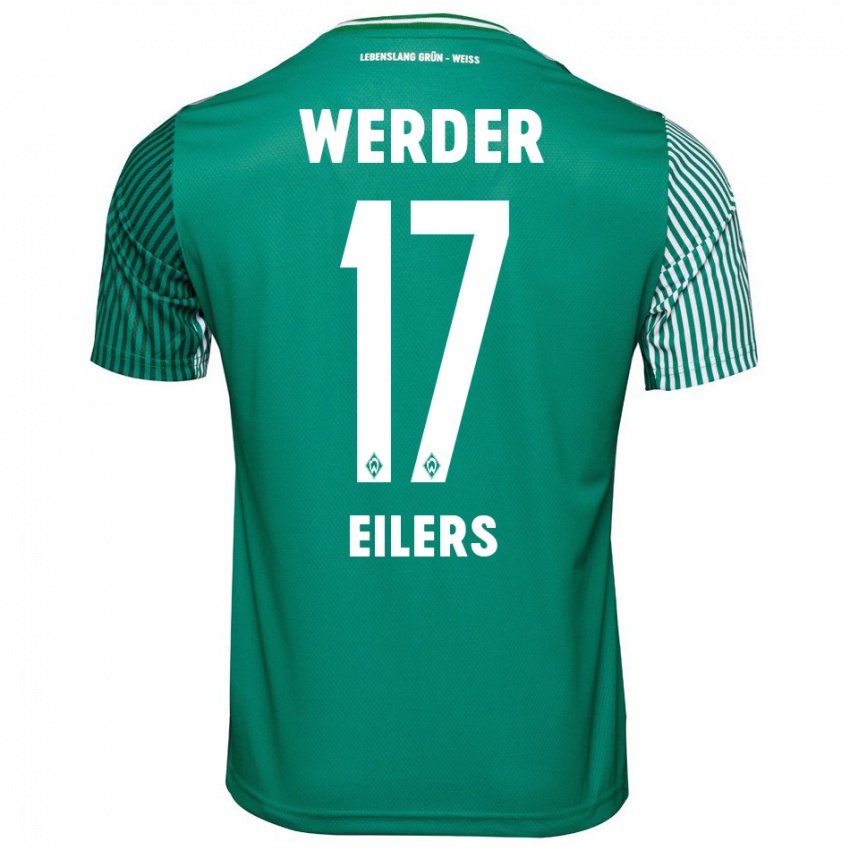 Uomo Maglia Jonas Eilers #17 Verde Kit Gara Home 2023/24 Maglietta