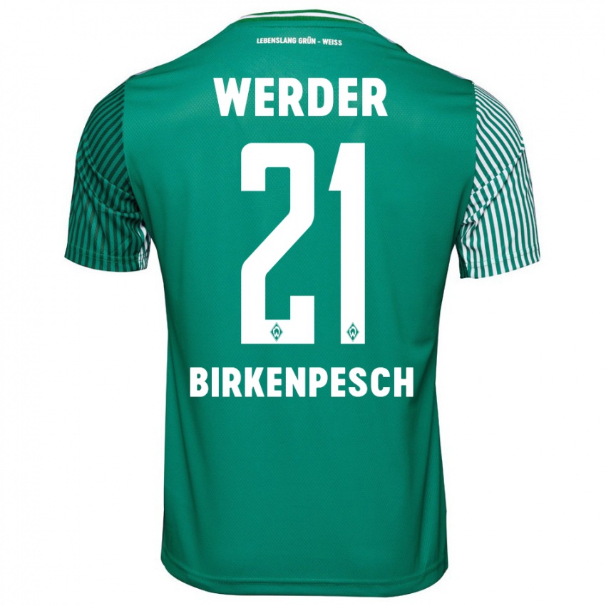 Uomo Maglia Noah Birkenpesch #21 Verde Kit Gara Home 2023/24 Maglietta