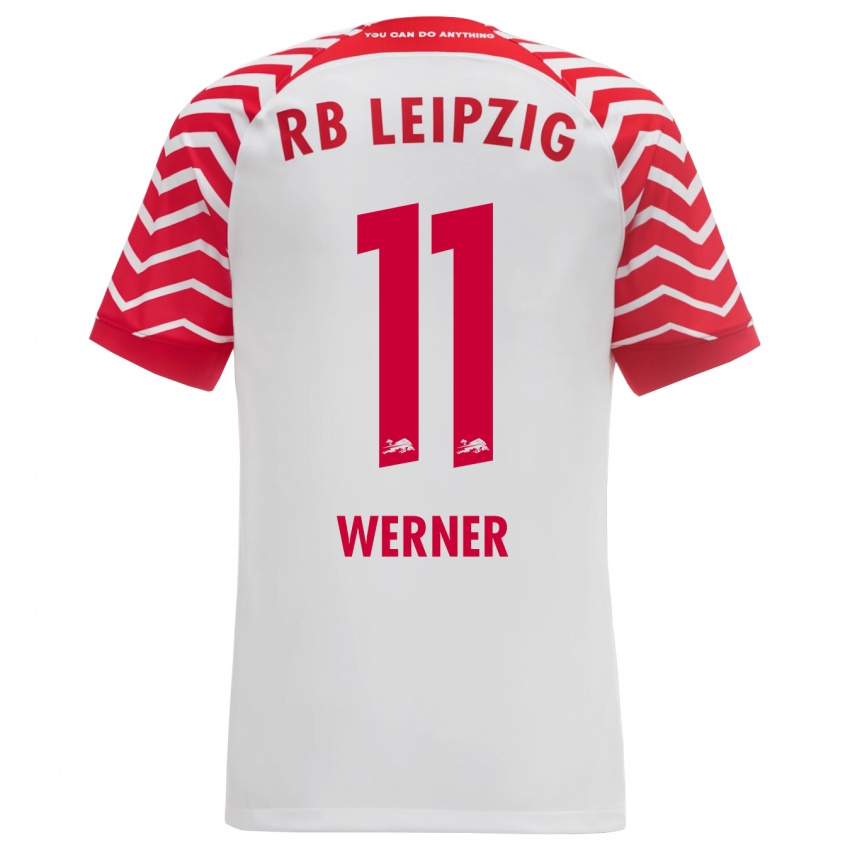 Uomo Maglia Timo Werner #11 Bianco Kit Gara Home 2023/24 Maglietta