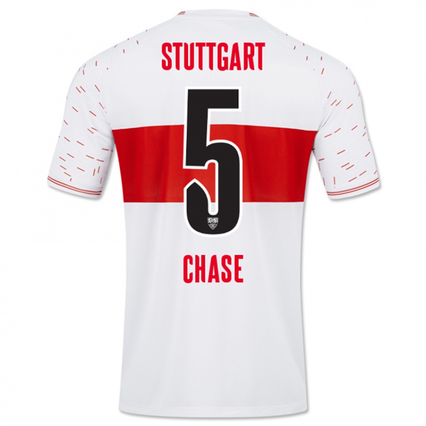 Uomo Maglia Anrie Chase #5 Bianco Kit Gara Home 2023/24 Maglietta