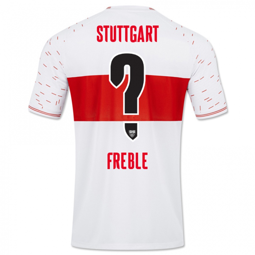 Uomo Maglia Kenny Freßle #0 Bianco Kit Gara Home 2023/24 Maglietta