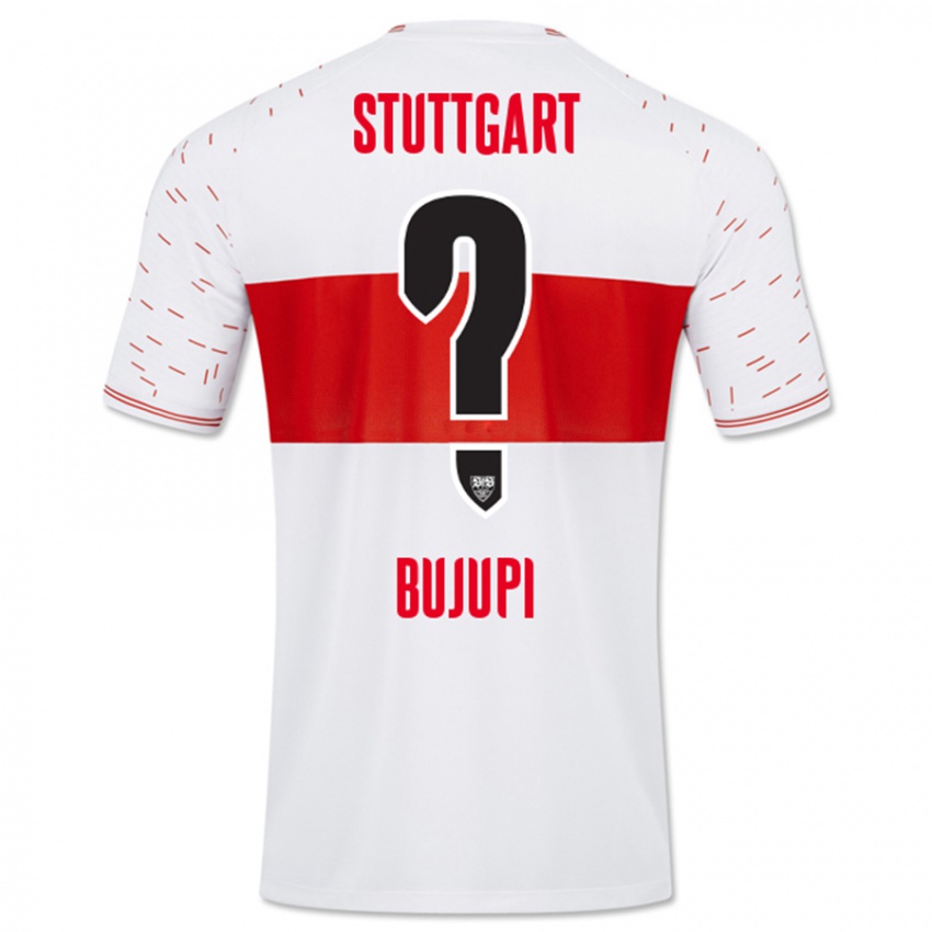 Uomo Maglia Eliot Bujupi #0 Bianco Kit Gara Home 2023/24 Maglietta