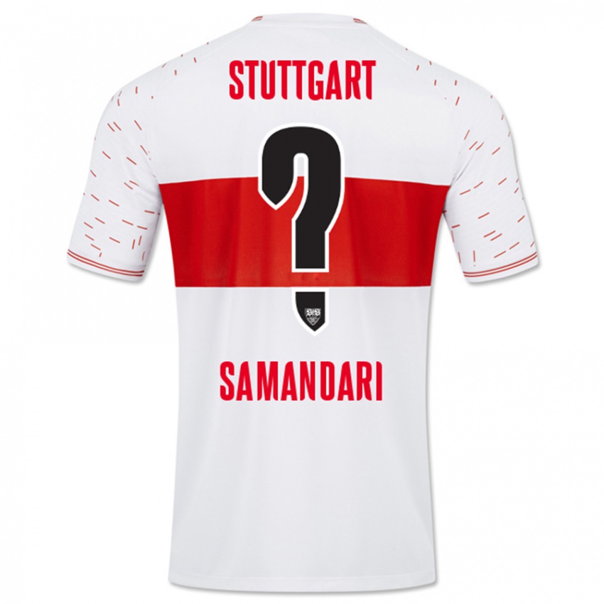 Uomo Maglia Sohrab Samandari #0 Bianco Kit Gara Home 2023/24 Maglietta