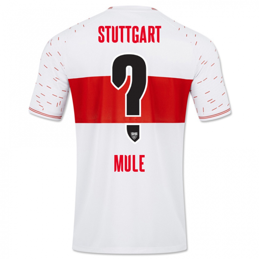 Uomo Maglia Salvatore Mule #0 Bianco Kit Gara Home 2023/24 Maglietta