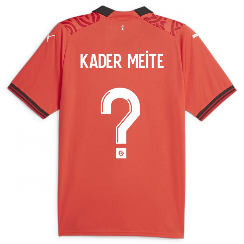 Uomo Maglia Mohamed Kader Meïté #0 Rosso Kit Gara Home 2023/24 Maglietta