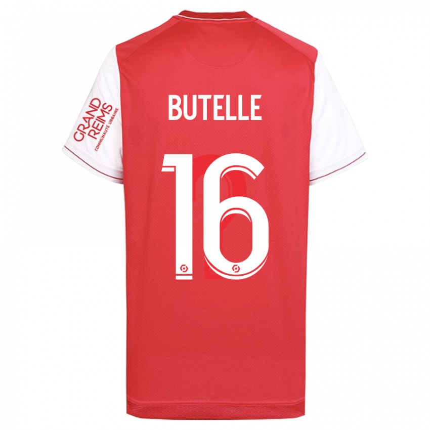 Uomo Maglia Ludovic Butelle #16 Rosso Kit Gara Home 2023/24 Maglietta
