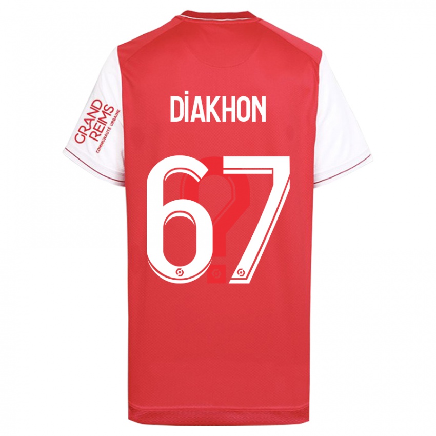 Uomo Maglia Mamadou Diakhon #67 Rosso Kit Gara Home 2023/24 Maglietta