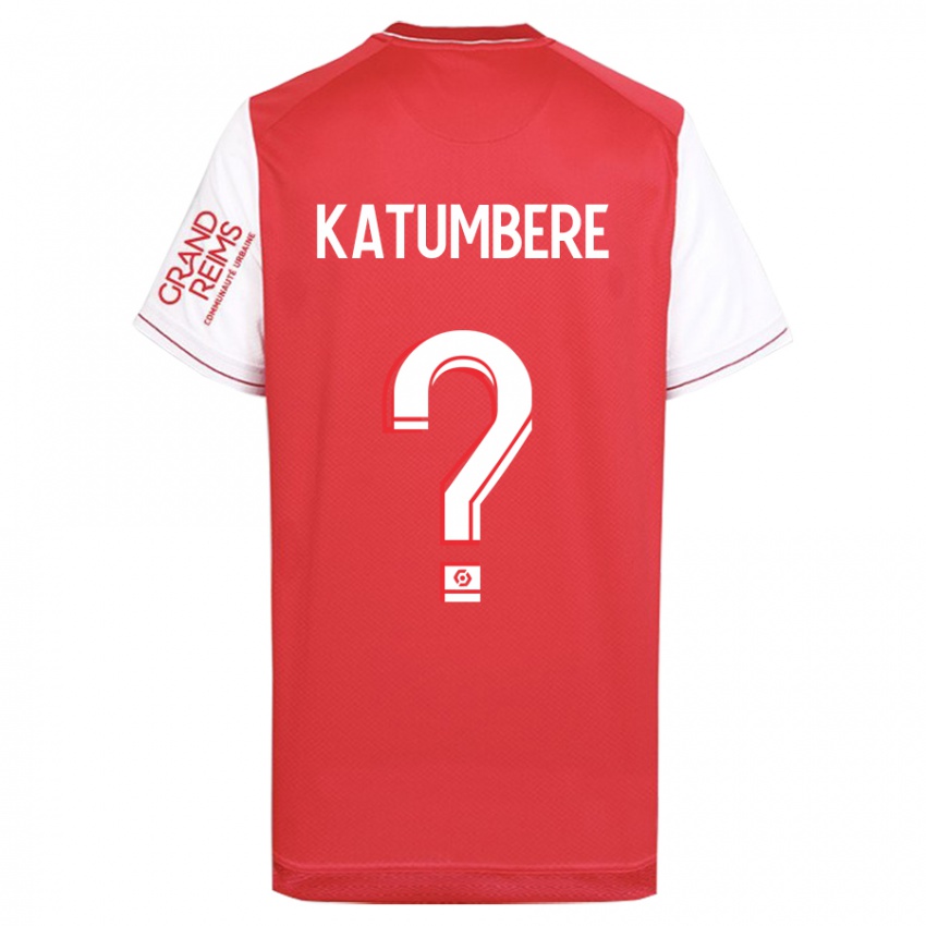 Uomo Maglia Noah Katumbere #0 Rosso Kit Gara Home 2023/24 Maglietta