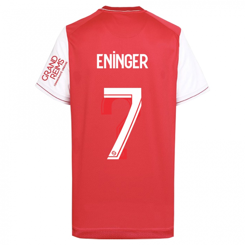 Uomo Maglia Thelma Eninger #7 Rosso Kit Gara Home 2023/24 Maglietta