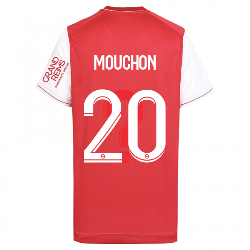 Uomo Maglia Noemie Mouchon #20 Rosso Kit Gara Home 2023/24 Maglietta