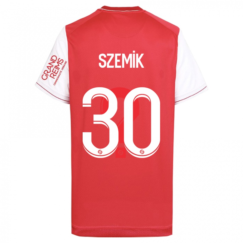 Uomo Maglia Kinga Szemik #30 Rosso Kit Gara Home 2023/24 Maglietta