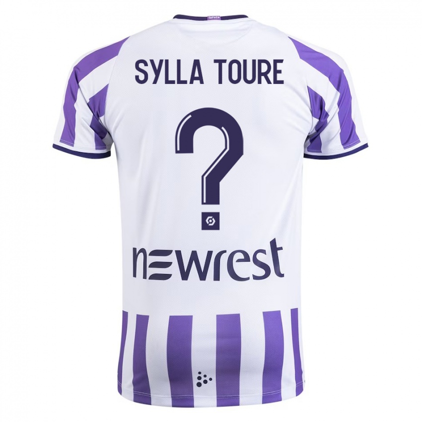 Uomo Maglia Ismael Sylla Touré #0 Bianco Kit Gara Home 2023/24 Maglietta