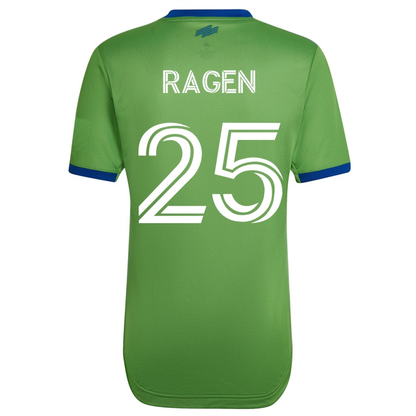 Uomo Maglia Jackson Ragen #25 Verde Kit Gara Home 2023/24 Maglietta