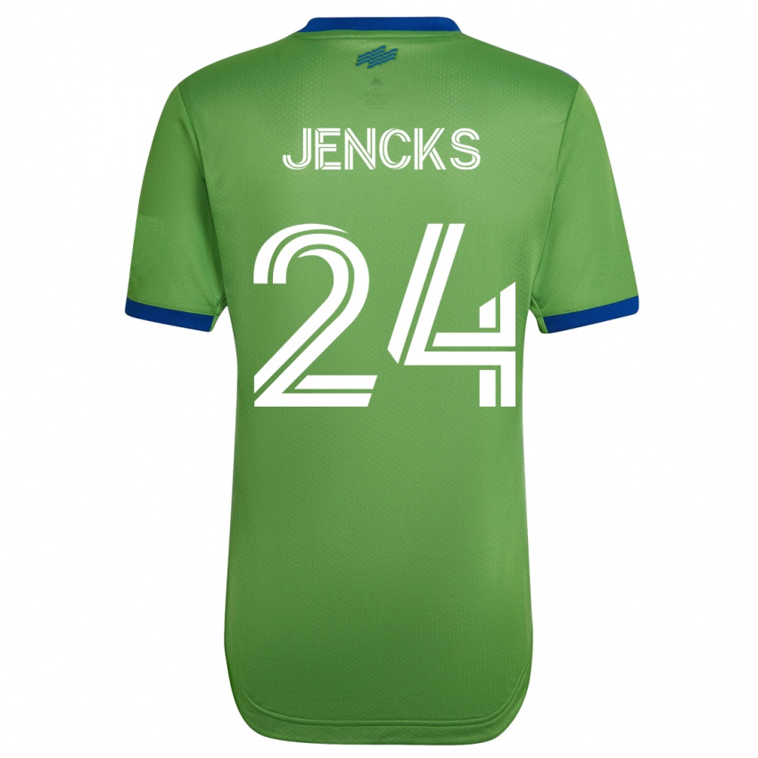 Uomo Maglia India Jencks #24 Verde Kit Gara Home 2023/24 Maglietta