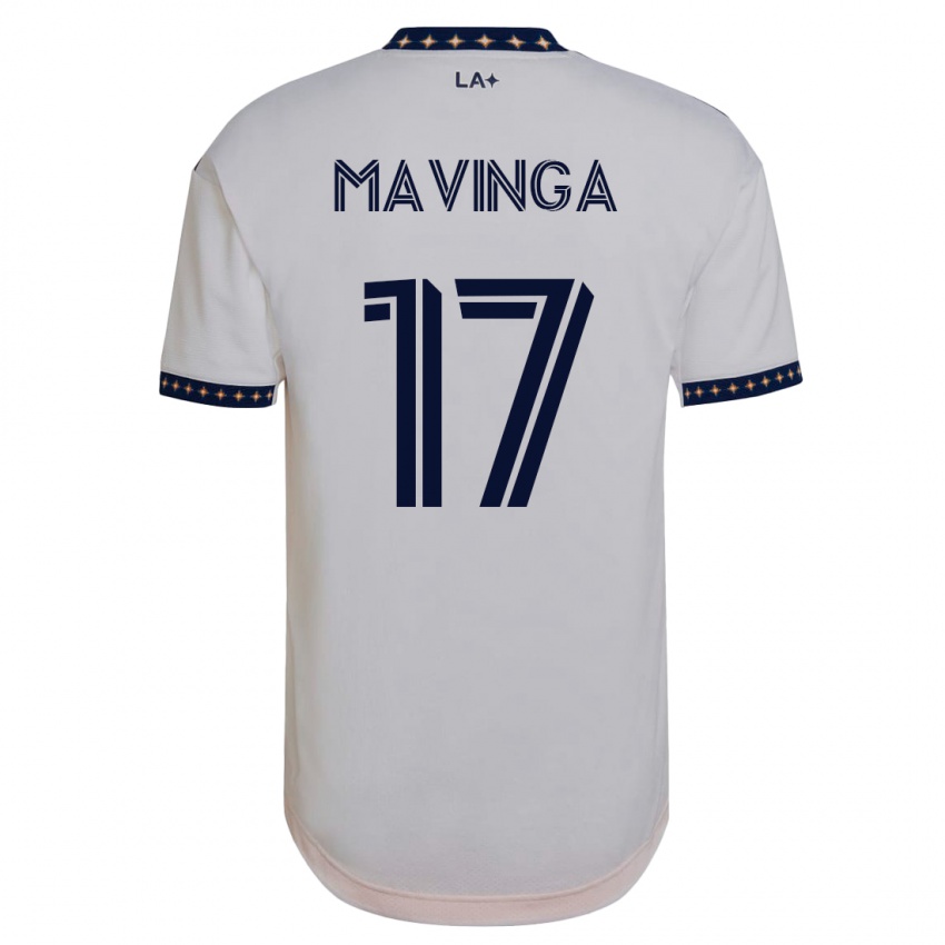 Uomo Maglia Chris Mavinga #17 Bianco Kit Gara Home 2023/24 Maglietta