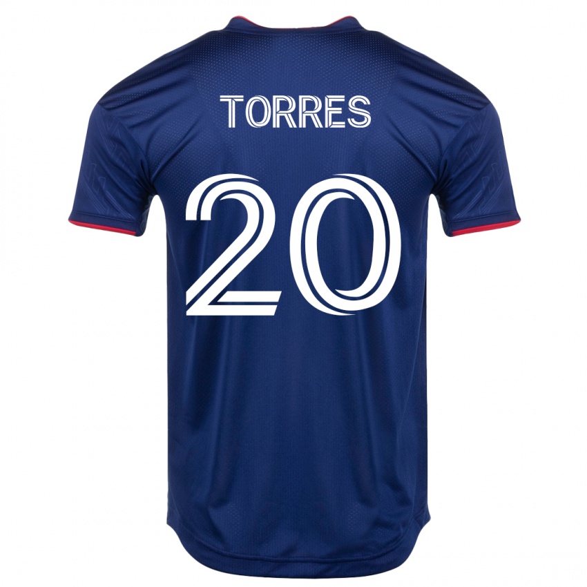 Uomo Maglia Jairo Torres #20 Marina Militare Kit Gara Home 2023/24 Maglietta