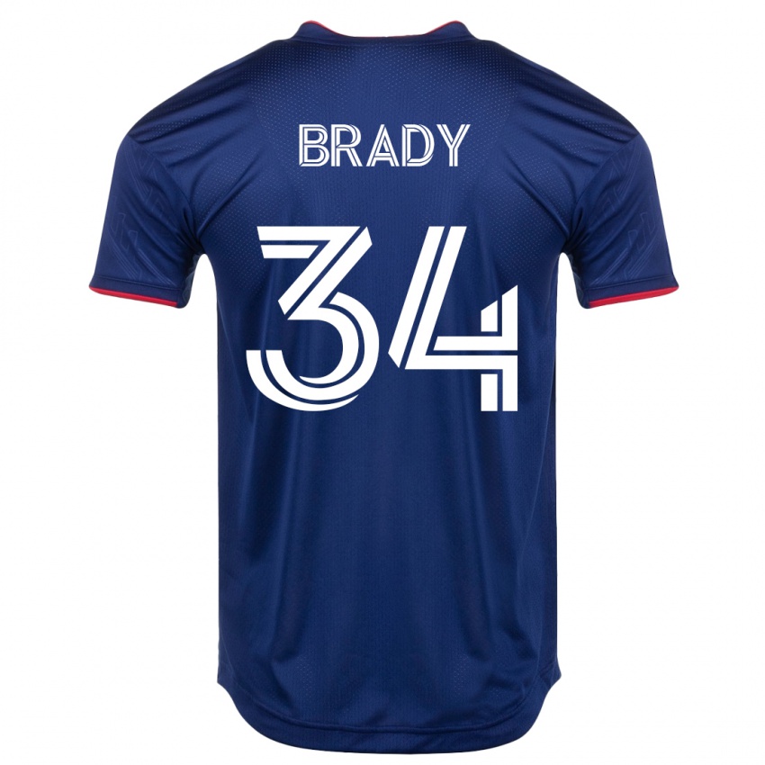 Uomo Maglia Chris Brady #34 Marina Militare Kit Gara Home 2023/24 Maglietta