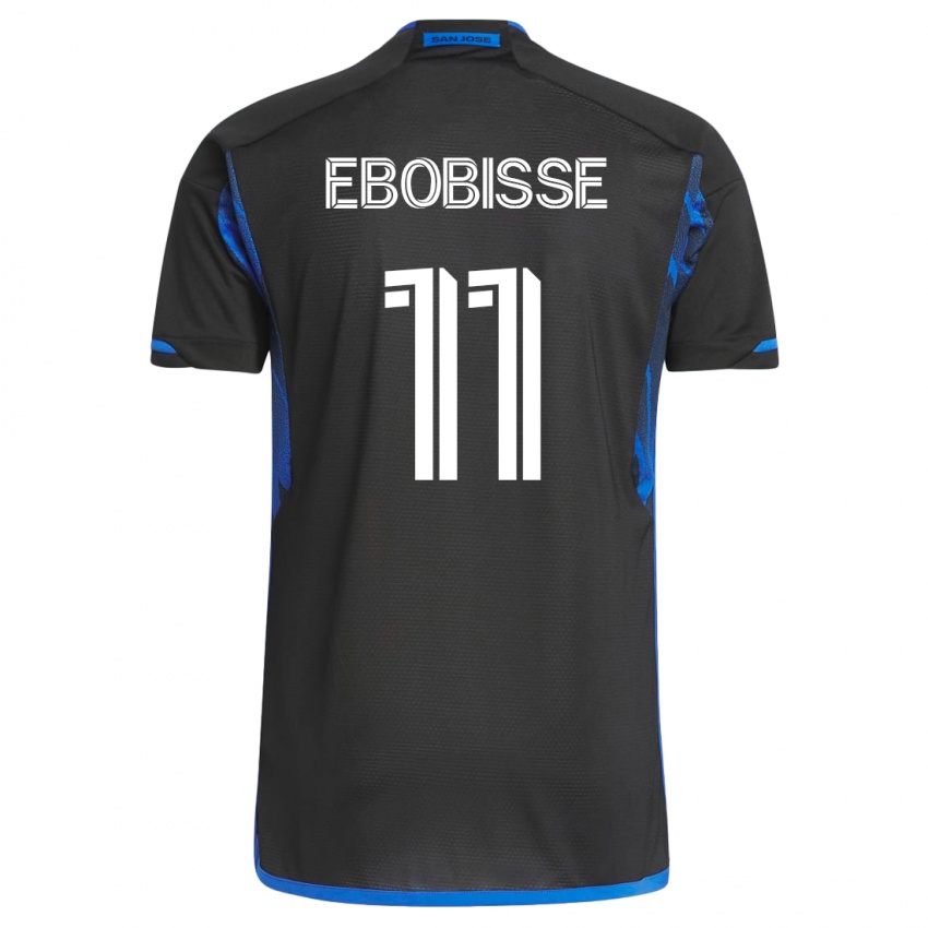 Uomo Maglia Jeremy Ebobisse #11 Blu Nero Kit Gara Home 2023/24 Maglietta