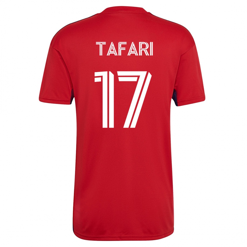 Uomo Maglia Nkosi Tafari #17 Rosso Kit Gara Home 2023/24 Maglietta