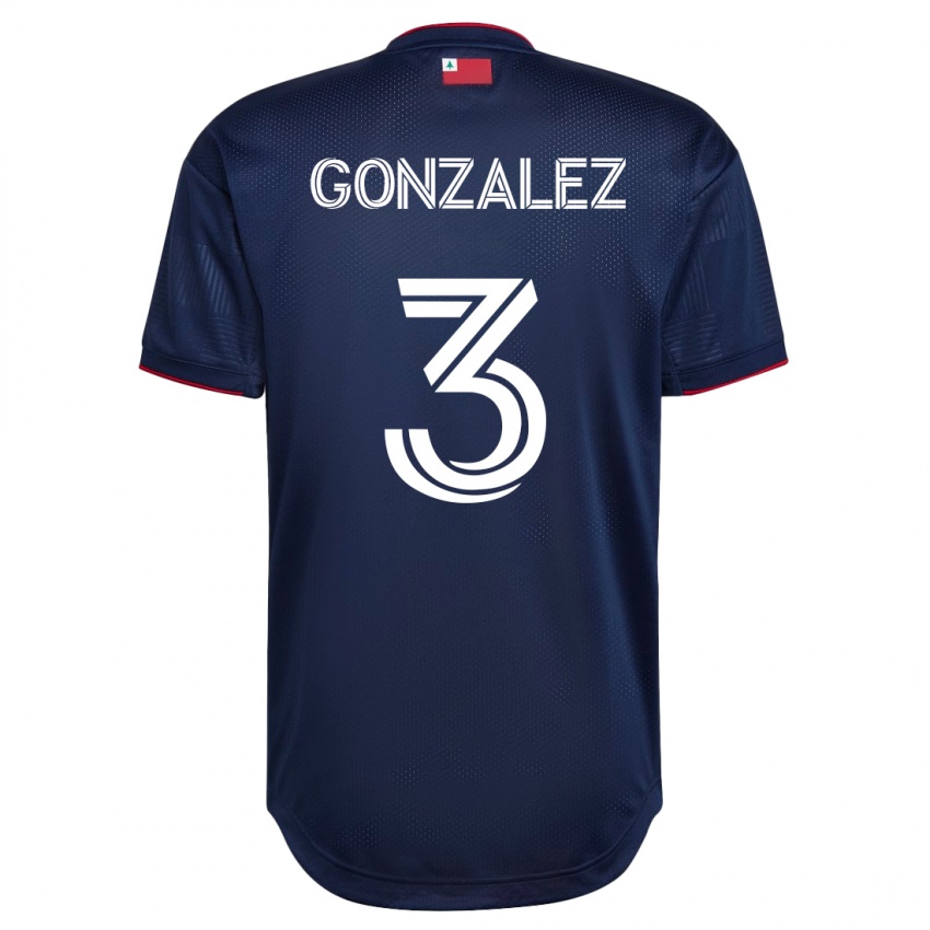 Uomo Maglia Omar González #3 Marina Militare Kit Gara Home 2023/24 Maglietta