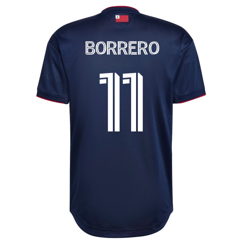 Uomo Maglia Dylan Borrero #11 Marina Militare Kit Gara Home 2023/24 Maglietta