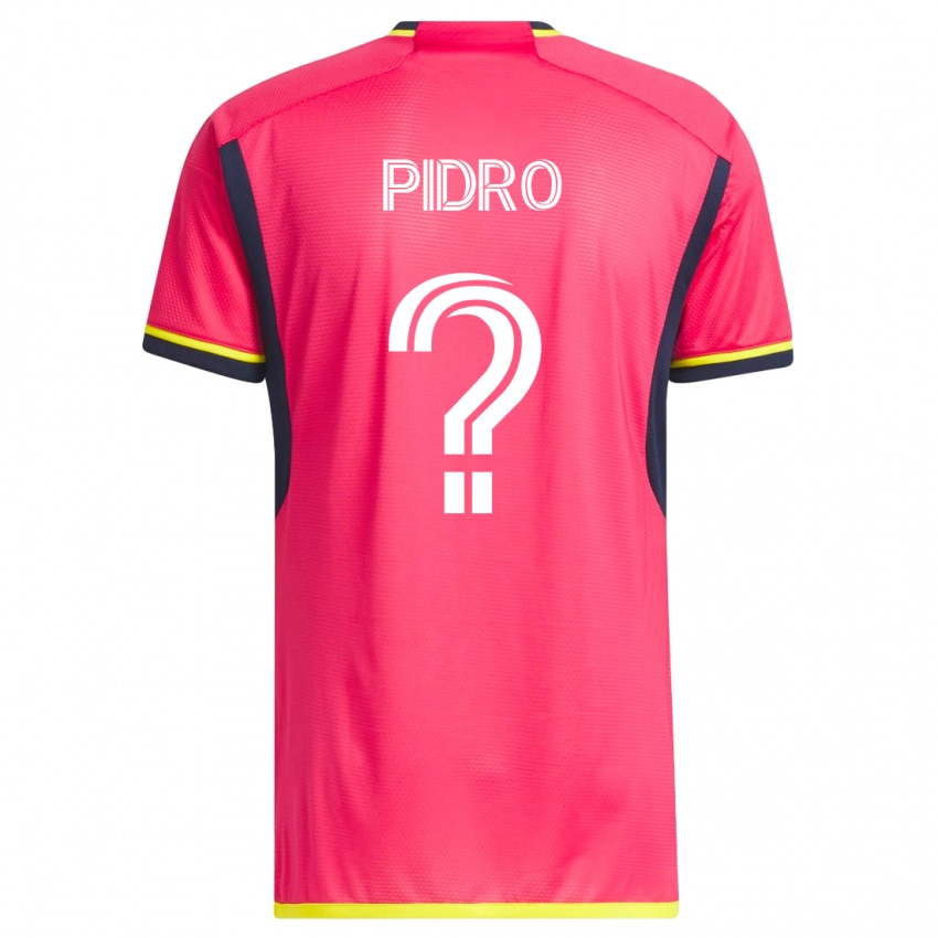 Uomo Maglia Selmir Pidro #0 Rosa Kit Gara Home 2023/24 Maglietta